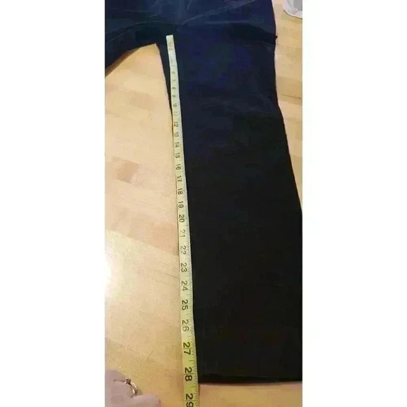 J. Jill Dark Brown Corduroy Pants Flat Front Side Zip Pockets Sz 6 EUC - Picture 10 of 10